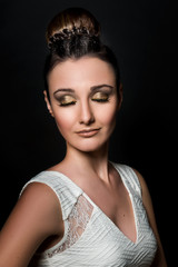 Glamour make-up (Sandra)