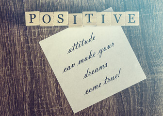 Positive attitude quote