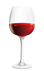 red wine glass