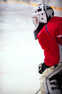 Hockey goalie
