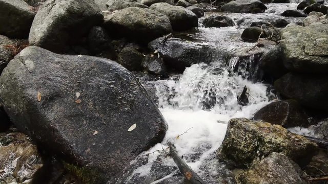 Water stream in the mountain