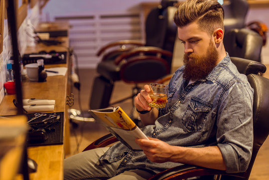 At the barber shop - Powered by Adobe