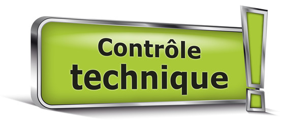 Contrôle technique sur panneau vert
