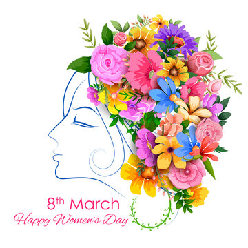 Happy Women Day greetings background