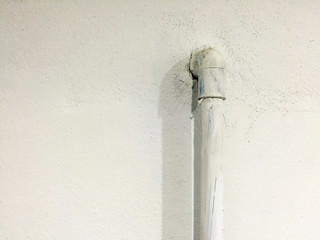 Old Pipe through wall