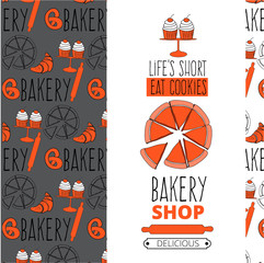 Vector design for bakery or baking shop 