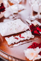 Beautiful Wedding accessories in red style