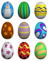 Easter Eggs Set