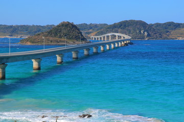 Obraz premium 山口県 角島大橋