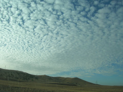 Landscape Kurdistan with Clouds