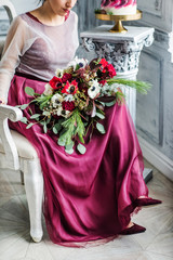nice women with flowers