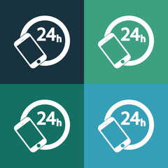 clock in touch icon