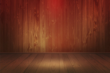 Wooden Spotlight Room Image