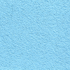 blue painted plaster wall