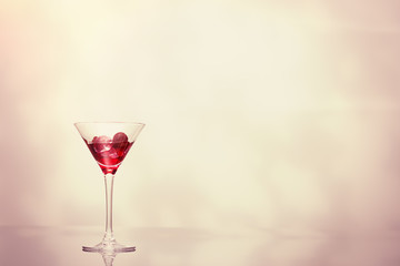 Cocktail In Art Deco Glass