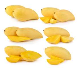 mango on white background