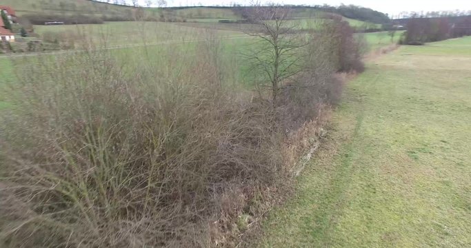 Drohnenflug mit Absturz