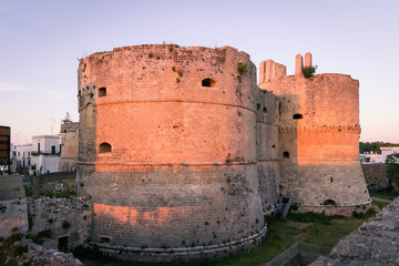 Aragonese Castle in Otranto, Italy.