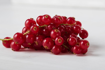 red currant on table