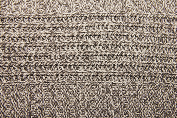 gray knitted wool knitted warm clothes for the winter fabric tex