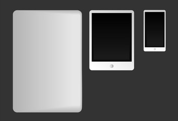 Overhead of office table