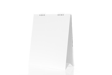 Blank desktop calendar