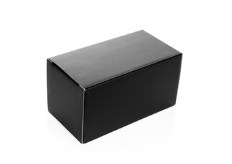 Black box on a white background