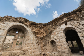 Fototapeta na wymiar Jerusalem, ancient building architecture 