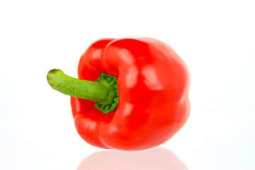 bell pepper isolated on white background