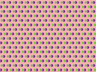 Fototapeta na wymiar polka dot purple seamless vector pattern