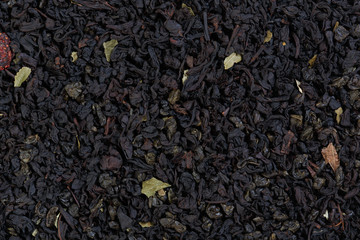 The mixture-leaf black tea from Ceylon and China, with the addit