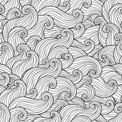 Seamless Pattern for coloring book.