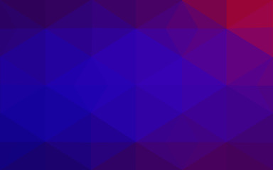 Obraz premium Multicolor dark blue, red polygonal design pattern, which consist of triangles and gradient in origami style.