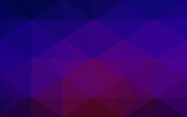Obraz premium Multicolor dark blue, red polygonal design pattern, which consist of triangles and gradient in origami style.