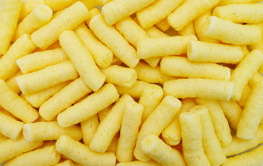 corn puffs background