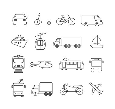 Transport Icons - Travel