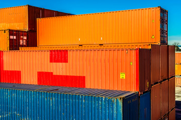 Fototapeta premium containers