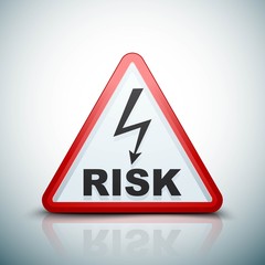 Hight Voltage Risk sign