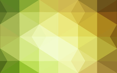 Obraz premium Multicolor dark red, green polygonal design pattern, which consist of triangles and gradient in origami style.