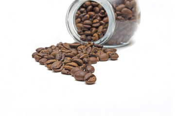 roasted coffee beans, can be used as a background