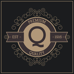 Monogram icon design 