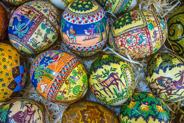 Easter painted eggs
