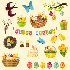 Easter Symbols Set
