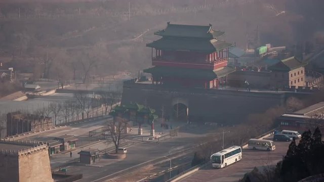main entrance of great wall panorama china

