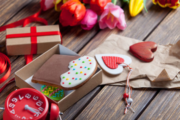 Flowers and Easter eggs