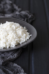 Green curry with chicken and rice      