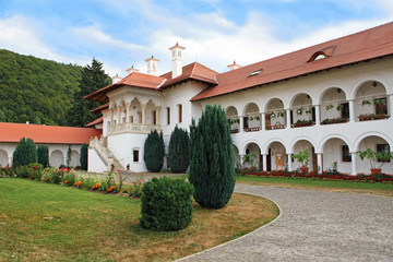Fototapeta na wymiar Sambata greek orthodox monastery in Transylvania Romania