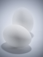 White eggs  the  background