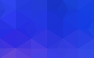 Multicolor pink, blue polygonal design pattern, which consist of triangles and gradient in origami style.