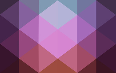 Obraz premium Multicolor dark pink, green polygonal design pattern, which consist of triangles and gradient in origami style.